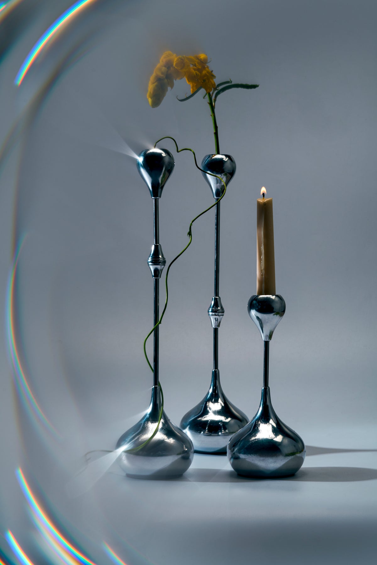 The Dewdrop Candle Holders