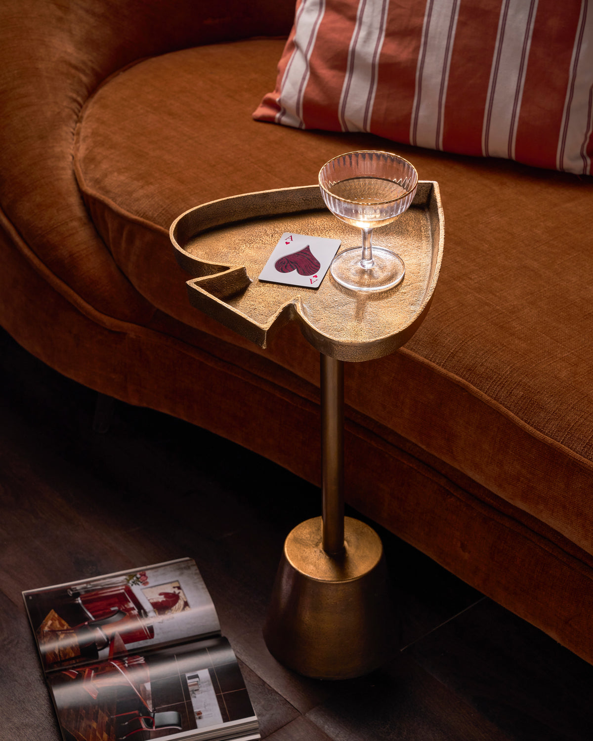 The Ace of Brass Drink Table