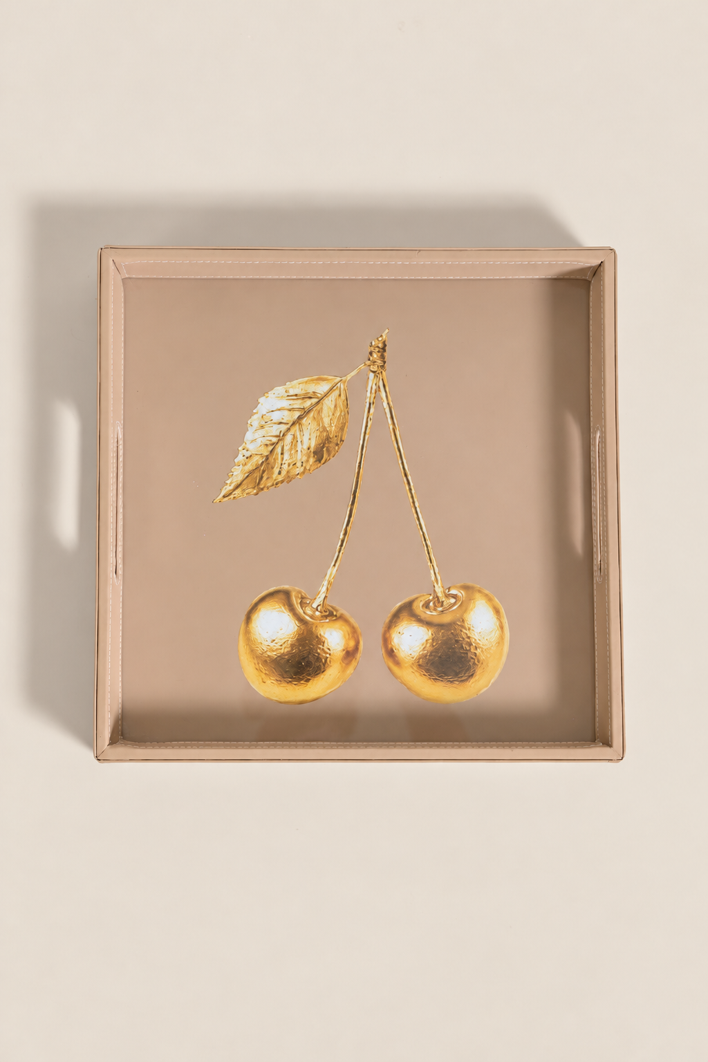 Gilded Cherry Tray