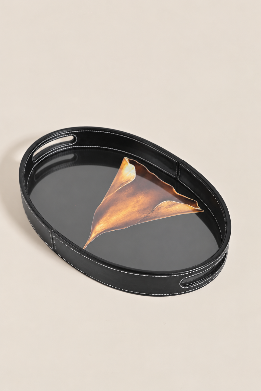 Noir Oval Tray