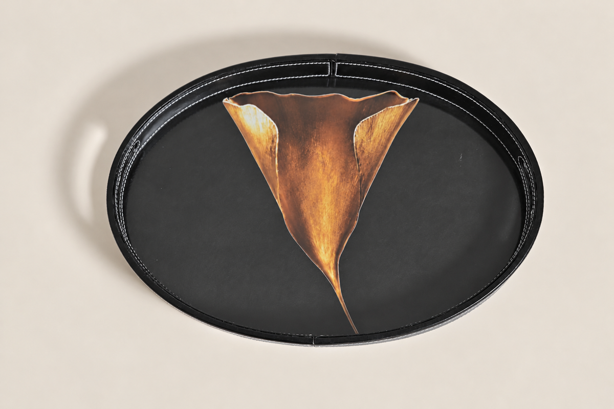 Noir Oval Tray