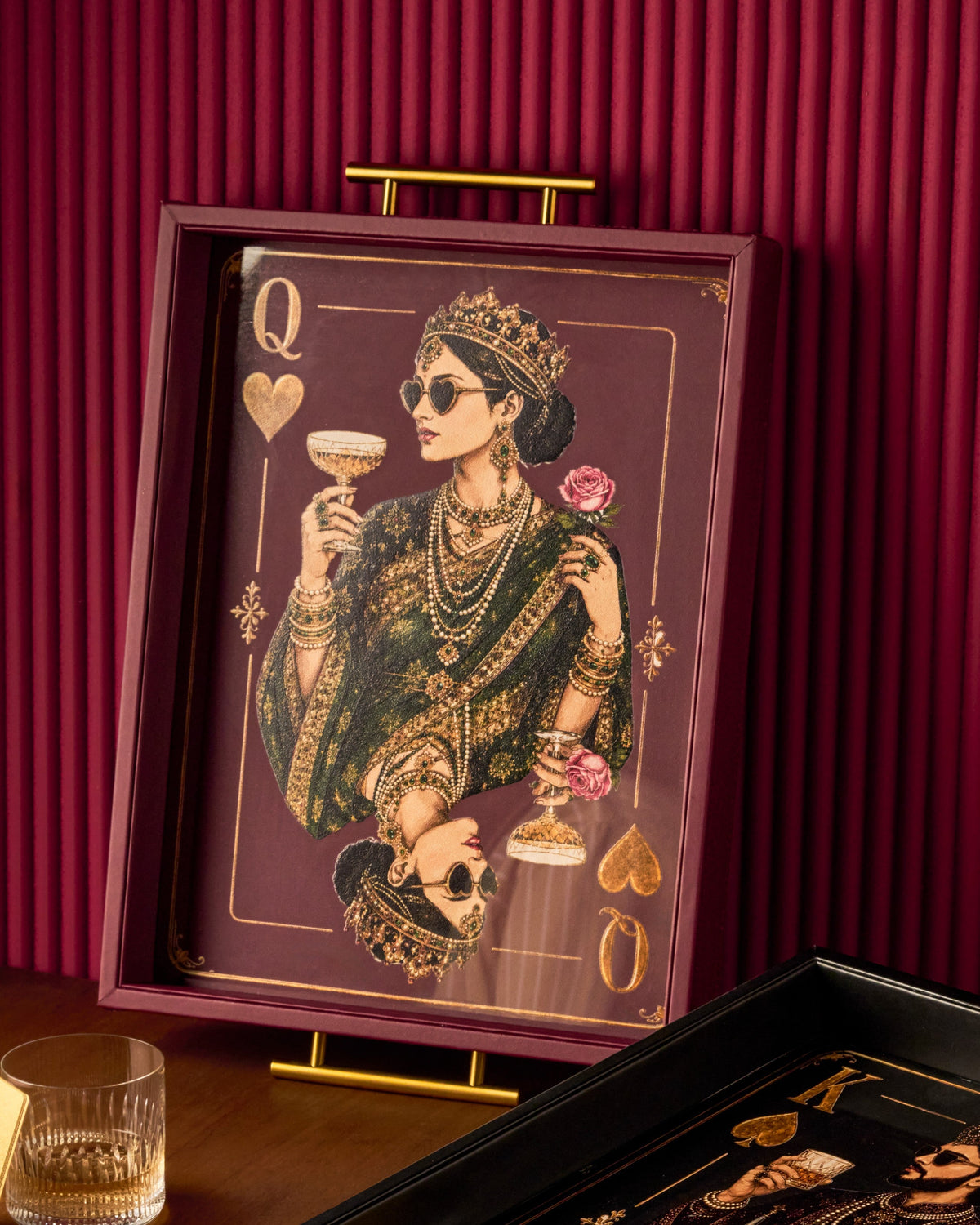 THE MAHARAJA & MAHARANI TRAY SET