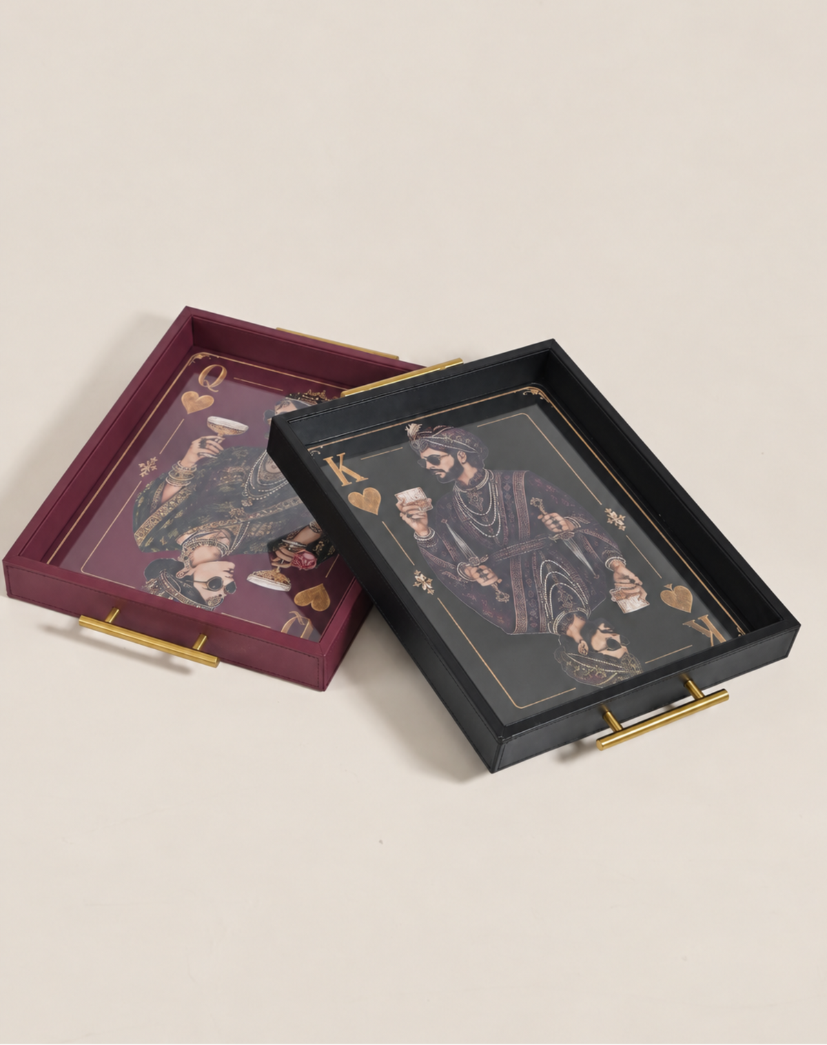 THE MAHARAJA & MAHARANI TRAY SET