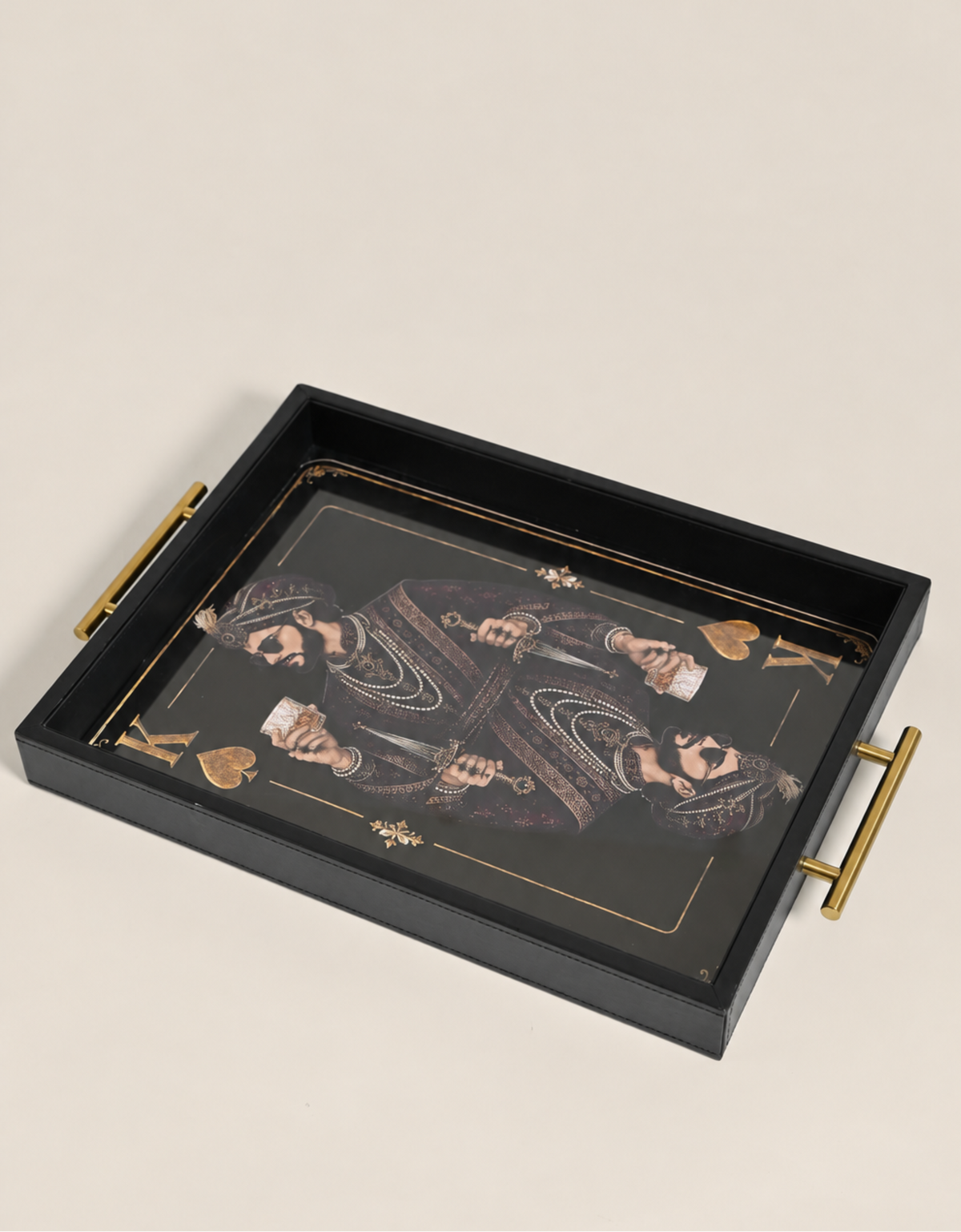 THE MAHARAJA & MAHARANI TRAY SET